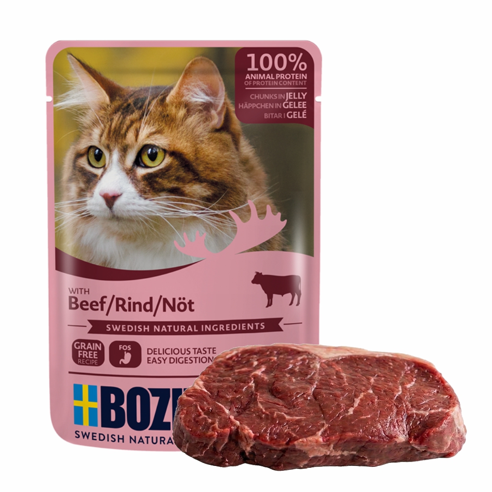 BOZITA karma dla kota w galarecie z wołowiną 85g
